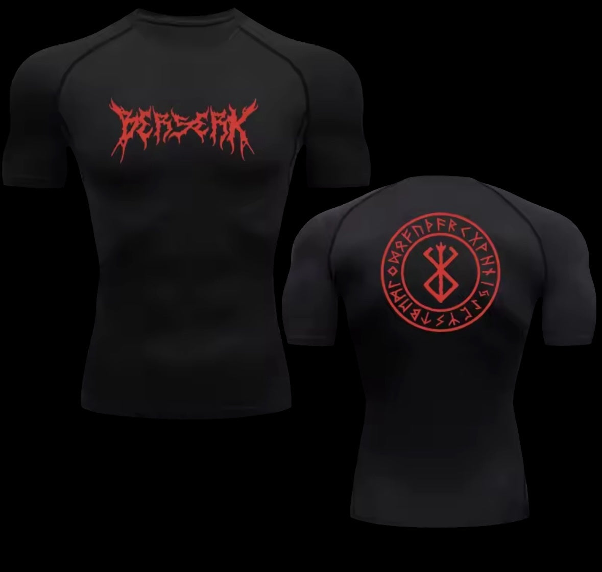 Berserk Kompressions-Kurzarmshirt