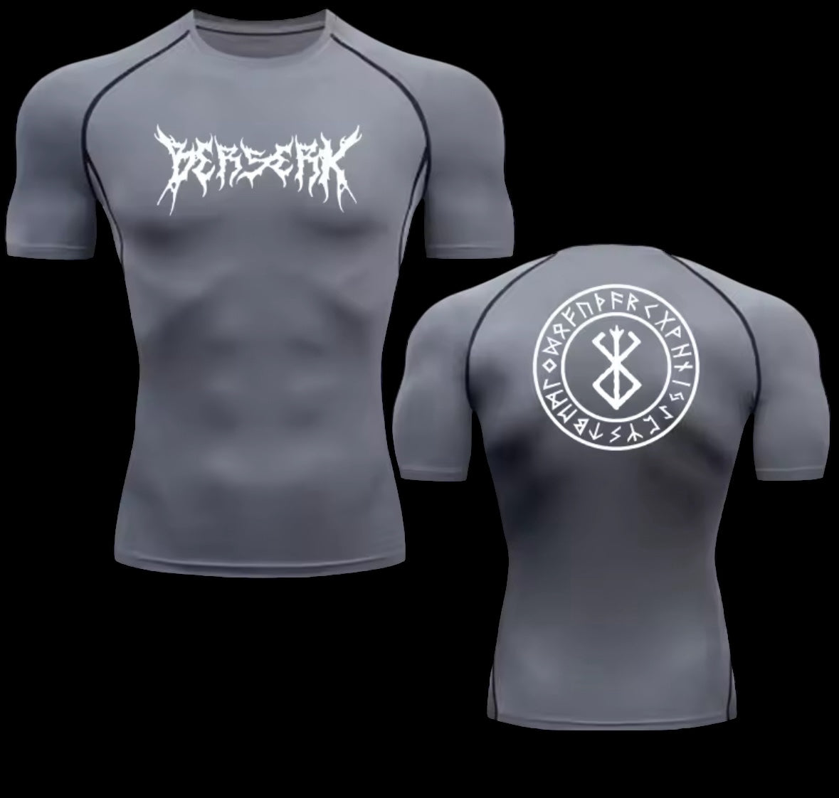 Berserk Kompressions-Kurzarmshirt