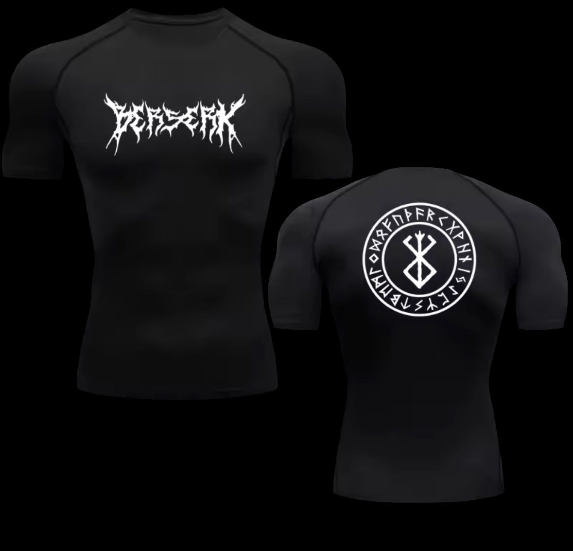 Berserk Kompressions-Kurzarmshirt