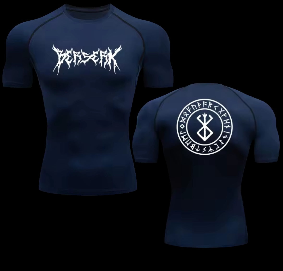 Berserk Kompressions-Kurzarmshirt