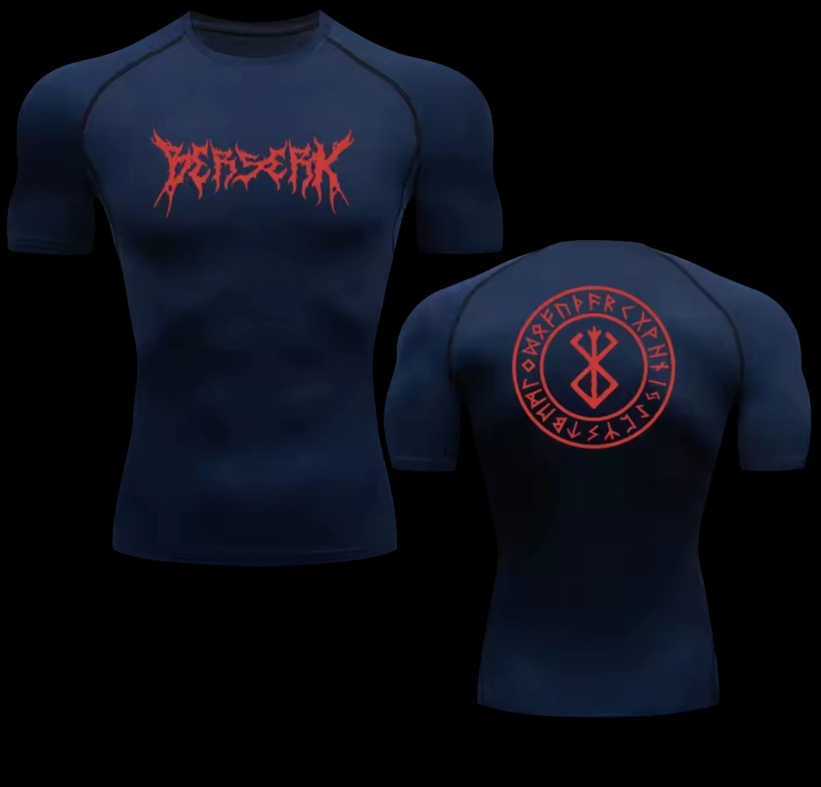 Berserk Kompressions-Kurzarmshirt