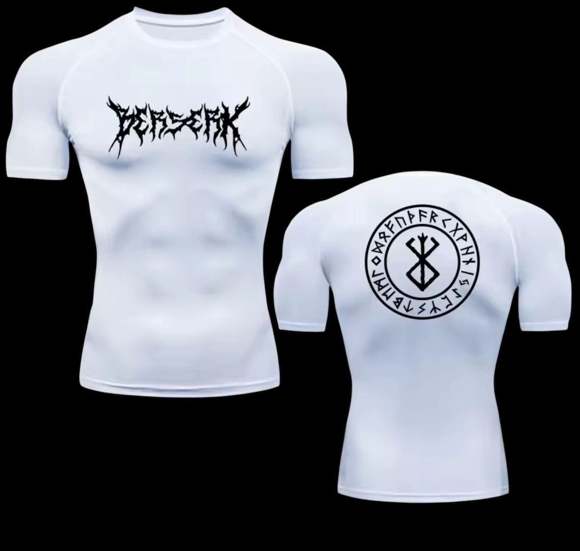 Berserk Kompressions-Kurzarmshirt